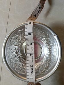 Vintage Embossed Metal Bowl