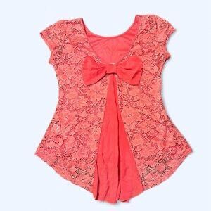 Pink Bow Top