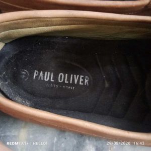 100% leather loafer for men