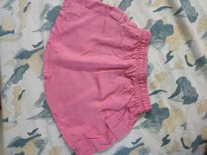Cute Pink Casual Skirt