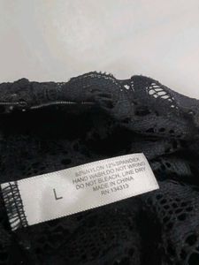 (1100)Black Lace Bralette