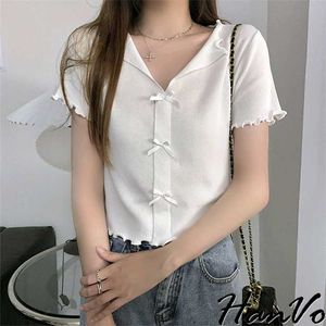 Cute Bow Detail White Imported Top SALE ❗