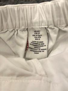 White Casual Shorts