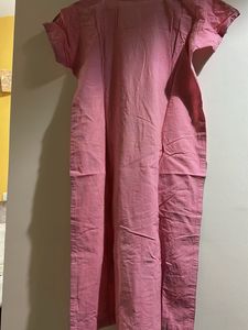 kurta suit set  -silver leaf