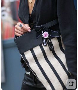 Exported Jute&Leather Tote Bag-(New) never used