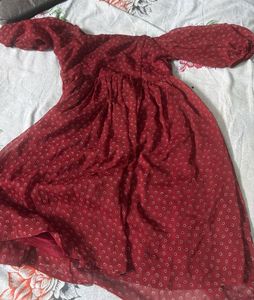 Chic Red Polka Dot Mini Dress