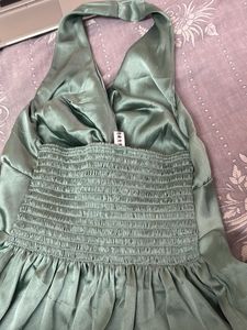 Satin Halter Neck Top