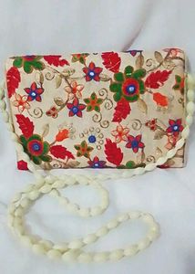 Women’s Hand Bag – Beautiful Embroidered Sling &amp;