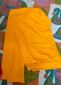 Red &amp; Yellow Cotton leggings Set