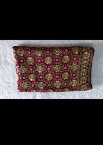 Designer Embroidered Silk Saree