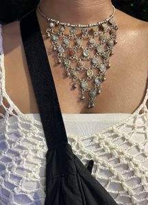 Silver coated Neck Piece
