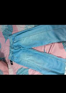 Light Wash Wide Leg Jeans