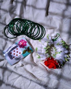 Handmade Crochet Gajra 🌸🧶