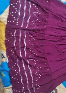 Beautiful Purple Ethnic Skirt