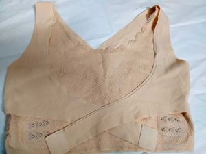 Hook Push Up Bra, Lace Seamless Longline Bra