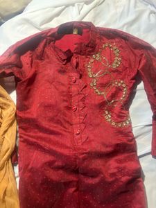 festive kurta with dupatta