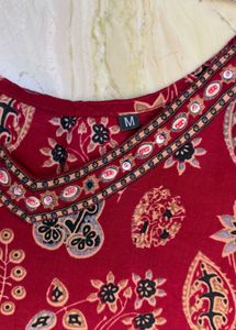 Bohemian Floral Print kurta set