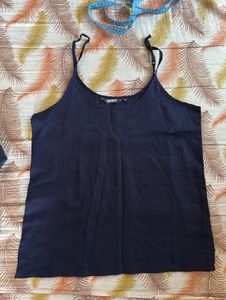 Sheer Embellished blue Top with inner