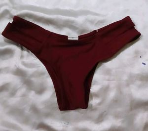 Maroon Bikini Bottom