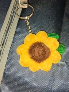 Cute Sunflower Keychain