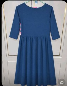 Embroidered Blue Kurta