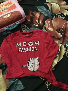 Cute Meow Fashion Cat T-Shirt