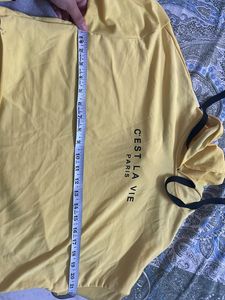 SHEIN drop Shoulder Cropped Hoodie
