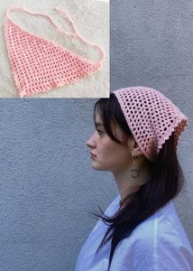Crocheted Head Scarf Bandana