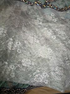 Beautiful Lace Blouse with Saree