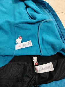 Blue Hooded Outdoor Jacket