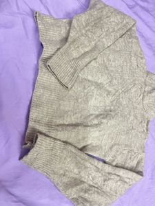Cozy Cable Knit Mock Neck Sweater