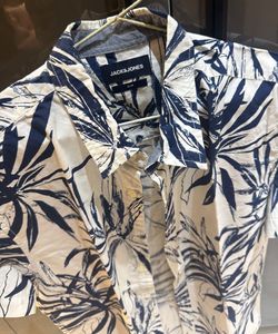 Jack &amp; Jones Men's Tropical Print Shirt