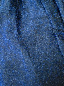 Urbanic Blue Shimmer Party Gown With Front Slit