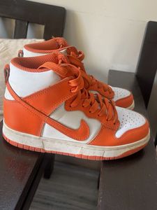 Nike Dunk High "Orange &amp; White" Sneakers