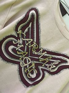 Feminine Butterfly Graphic Sweatshirt