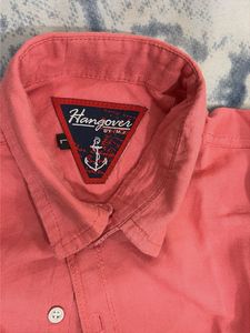 Men's Pink Button-Down Shirt