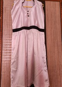 Retro White Polka Dot Dress