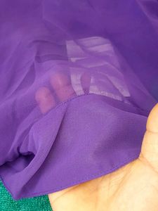Purple Ruffle top no 80