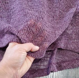 Aeropostale lilac glittery Knit Top