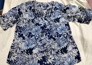 Blue Tunic Top