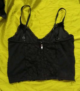 Black Lace Bra