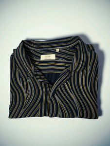 Men's Striped Short Sleeve Shirt