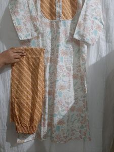 Women's Kurti +pant Set