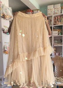 Elegant Tulle Lehenga with Sequins