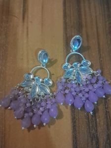 Beautiful Lavender Drop Earrings