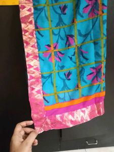 Floral Print Saree