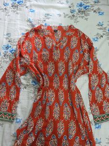 Boho Floral Print Kurta