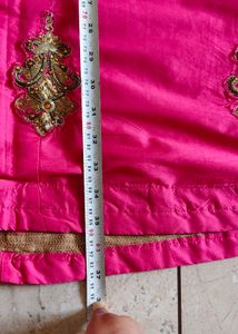 Stunning Pink Embroidered Lehenga Set