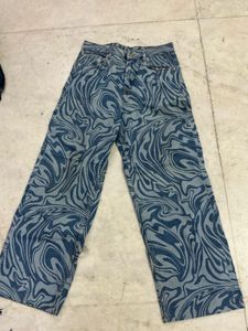 H&amp;M Divided Swirl Print Jeans | Size 30
