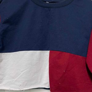 Cropped Long Sleeve Sweater